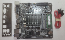Gigabyte GA-J1800N-D2H Motherboard Intel Celeron J1800 4GB RAM, IO Shield # 2071 picture
