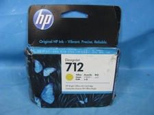 GENUINE HP 712 29-ml DesignJet Ink Cartridge YELLOW 3ED69A - NEW - EXP 2028 picture
