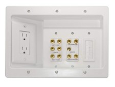 Legrand - OnQ Home Theater Connection, Recessed TV Outlet Supports 5.1 Speake... picture