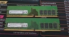 (Lot of 2) Micron 1RX8 PC4-2400T-UA2-11 8GB (1x8GB) RAM DDR4 2400MHz (16GBTotal) picture