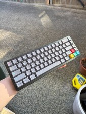 Custom Lucky65 Mechanical Keyboard Caramel Pudding Switches Dualshot Keycaps picture
