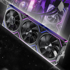 Dawn 120Mm Case Fan, ARGB PWM 1850RPM/71CFM Airflow, Forward & Reverse Blade Des picture