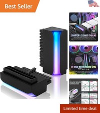 Effortless Installation: ATX 24-Pin 90° Power Connector with ARGB Illumination picture
