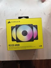 Corsair RS120 ARGB 120mm Magnetic Bearing Case Fan 3-Pack, 4-Pin, Multicolor picture