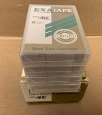 EXA Tape 170m AME 8mm Data Cartridge Box of Four Recognition System - New picture