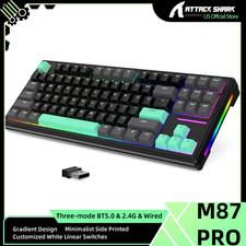 ATTACK SHARK M87 75% Wireless Mechanical RGB Keyboard For PC Laptop Mac Windows picture