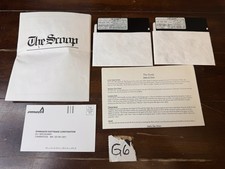 The Scoop Vintage IBM PC Game 5.25 Floppy Disks Spinnaker Software 1989 picture
