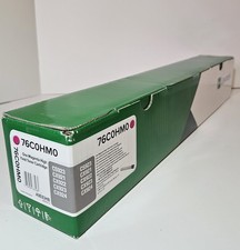 GENUINE LEXMARK 76C0HM0 - Magenta High Yield Toner - Cartridge OPEN Factory Tape picture