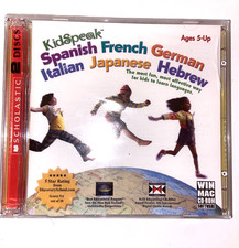 NEW KidSpeak Spanish French German Italian Japanese Hebrew (CD-ROM, Mac/Windows) picture