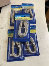 Lot Of 5 OFFICE ESSENTIALS USB 2.0 DEVICE CABLE 6FT P97458 picture