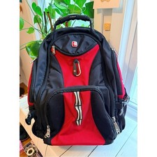 SwissGear | 1900 ScanSmart TSA Laptop Backpack, Black and Red picture