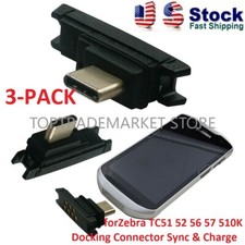 US 3PCS New Docking Connector Sync & Charge for Zebra TC51 TC52 TC56 TC57 TC510K picture