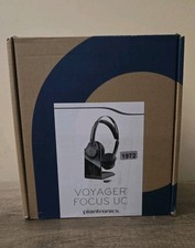 Plantronics Voyager Focus UC B825 Bluetooth USB Base Headset Boom Mic Black picture