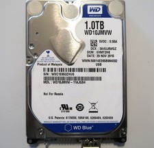 WD10JMVW-11AJGS4 EHMT2HK Malaysia (WXC1) Cap: 1TB Internal USB HDD NOV/2015 picture