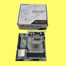 AS/IS Gigabyte B650M AORUS Elite AX Ice micro-ATX Motherboard #FP0321 (AR) picture