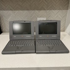 Lot Of 2 Vintage Apple Macintosh PowerBook Duo 230 Laptop Computer M777 - PARTS picture
