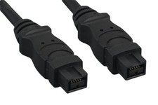 3Ft-10Ft 9 to 9 Pin IEEE1394 FIREWIRE 800 Mbps iLINK Cable PC MAC DV Bilingual picture