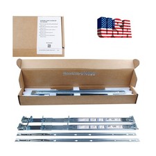 OEM Dell 0C597M 1U Static Rail Kit - 2/ 4 Post C611M Y819K D419M G378C Y235M picture