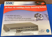 SMC EZNET-24SW 24 PORT 10/100 AUTO SENSING SWITCH picture
