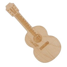 Wooden Guitar 4GB USB Flash Drives Thumb Drive Memory Sticks (Maple) picture