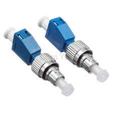 2pcs LC/UPC Female to FC/UPC Male LC-FC SM 9/125 Hybrid Adapter Optical Adaptor picture
