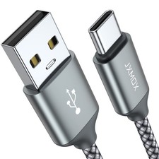 USB Type C Cable,USB A to C 3A Fast Charging (3.3ft 2-Pack) 3.3ft, Grey  picture