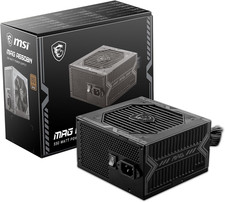 MAG A550BN, Non-Modular Compact 550W Power Supply, 80+ Bronze, Low-Noise Fan, Ac picture