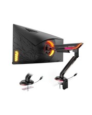ARES WING Single Monitor Mount with RGB, Heavy-Duty Gaming Monitor Arm fits f... picture