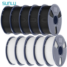 10X1KG Sunlu 1.75mm 3D Printer PLA Filament 1KG Spool Suit For 99% 3D Printer picture