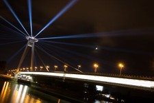 Landscape bratislava slovakia city night lights Custom Gaming Mat Desk picture