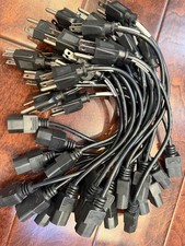 LOT OF 22 1 foot server power cords 300V 75 C picture