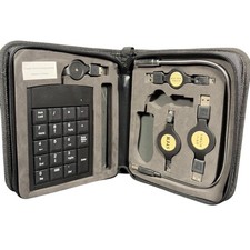 USB Numeric Keypad Numpad Retractable Cable LED Light External Keyboard TESTED picture