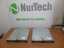 Lot of 2 HP HSTNS-BC04-N 1Gb Ethernet Pass Thru Module for Blade System picture