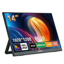 ANMITE 14in Portable Monitor 1920x1200 IPS 60Hz for Xbox PS4/5 Switch Laptop picture