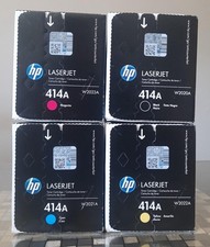 Genuine Recently Made HP 414A LaserJet Toner Set W2020A W2021A W2022A W2023A OEM picture
