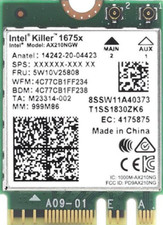 Killer Wi-Fi 6E AX1675x Tri-Band AX210 M.2 2230 + Bluetooth 5.3 picture