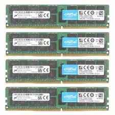 Crucial 64GB (4X16GB) DDR4 2133MHz Memory Ram Dell PowerEdge R730xd R730 R630 picture