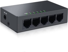 5 Port Gigabit Ethernet Switch|Mini Metal Housing Switch|Plug&Play picture