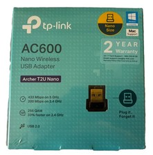 TP-Link Archer T2U Nano AC600 Dual Band USB WiFi Adapter Windows Mac picture