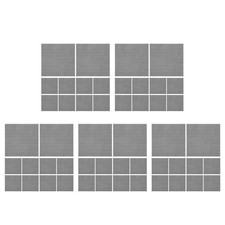 Reusable Black Plastic Dust Cover for Gaming Console Fan Mesh Filter picture