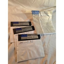 Claris AppleWorks 3.0 ProDOS Software Floppy Disks Startup Dictionary Samples picture