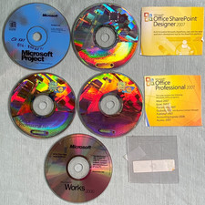 Microsoft PC CD Windows Software OS Office Professional 2007 Project Word Excel picture