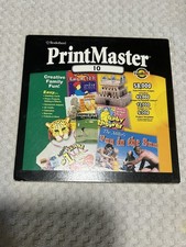 Vintage 2001 Broderbund Print Master 10 Publishing Suite CD-ROM Mattel picture
