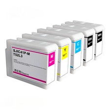 80ml SJIC41P ink cartridge with chip For Epson CW-C4000 Color Label Printer 1set picture