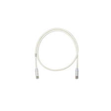 Panduit NK6PC7Y Patch Cord Cat 6 24 AWG UTP  Tangle-Free Latch 7 ft Off White picture