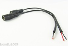 100pcs 5.5mm x 2.5mm 5.5/2.5 CCTV DC Power Charger DC Power Female Cable L:30cm picture
