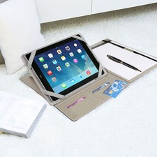 Business Notepad and Tablet Portfolio Carry Case with Handles for 9.7