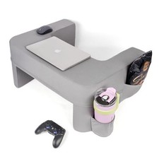 Reading Pillow for Gaming,Soft Lap Desk Pillow for Laptop,Ultimate Large Gray picture