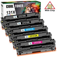 5PK CF210X-CF213A 131X Toner Cartridge Set for HP Laserjet Pro 200 M251nw M276nw picture