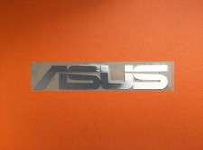 1 pcs Sticker for ASUS Skylake Silver Chrome Color Logo Decal Badge 45mm x 8mm picture